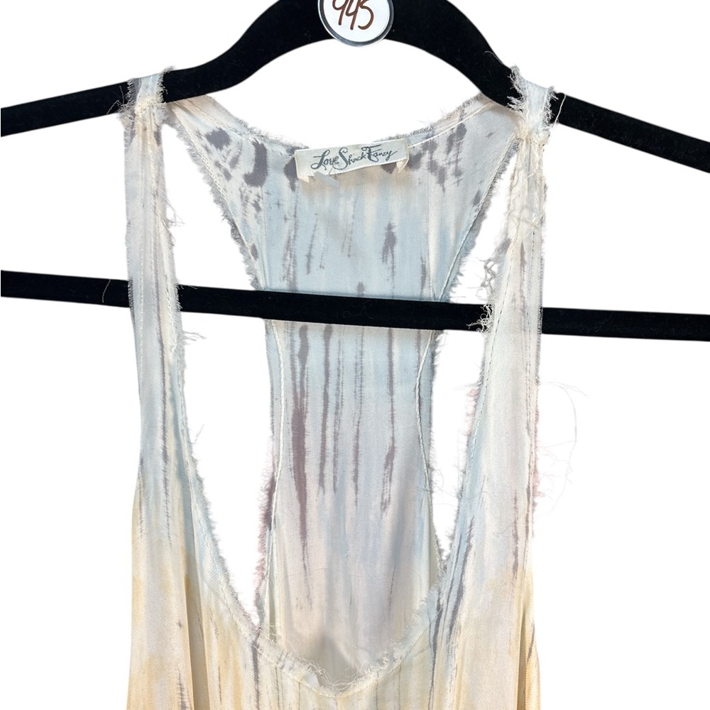 LoveShackFancy Silk Watercolor Maxi Dress Size 2 MSRP $695 - Picture 4 of 11